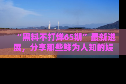 “黑料不打烊65期”最新进展，分享那些鲜为人知的娱乐八卦