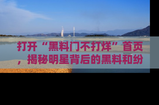 打开“黑料门不打烊”首页，揭秘明星背后的黑料和纷争真相！