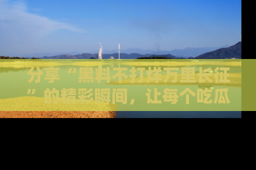 分享“黑料不打烊万里长征”的精彩瞬间，让每个吃瓜人都乐在其中！