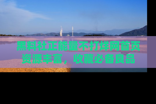 黑料社正能量不打烊网首页资源丰富,收藏必备良品