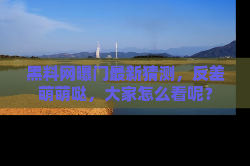 黑料网曝门最新猜测,反差萌萌哒,大家怎么看呢?