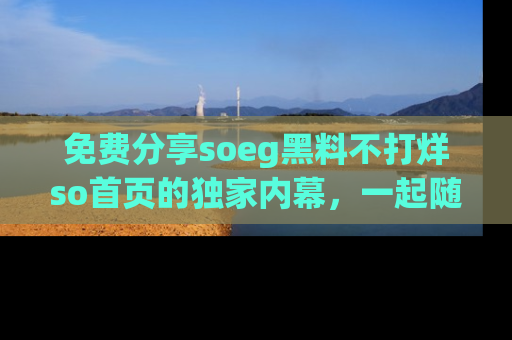 免费分享soeg黑料不打烊so首页的独家内幕,一起随时吃瓜吧!