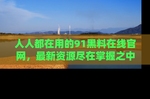 人人都在用的91黑料在线官网，最新资源尽在掌握之中