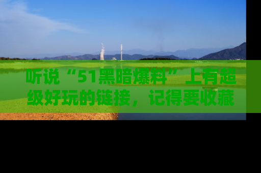听说“51黑暗爆料”上有超级好玩的链接，记得要收藏哦！