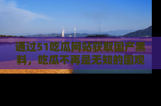 通过51吃瓜网站获取国产黑料，吃瓜不再是无知的围观者