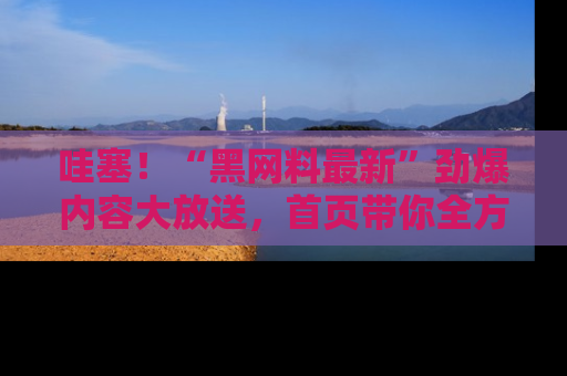 哇塞!“黑网料最新”劲爆内容大放送,首页带你全方位了解哦,小可爱们
