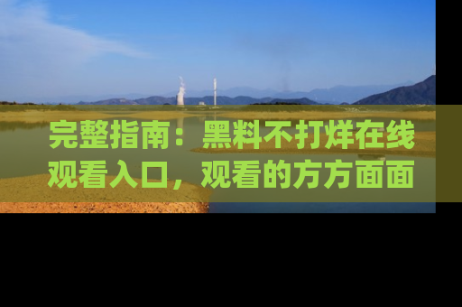 完整指南:黑料不打烊在线观看入口,观看的方方面面与app选择