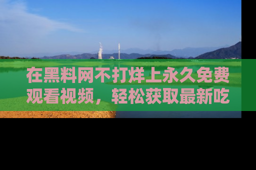 在黑料网不打烊上永久免费观看视频,轻松获取最新吃瓜资讯!