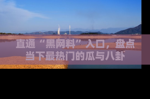 直通“黑网料”入口,盘点当下最热门的瓜与八卦
